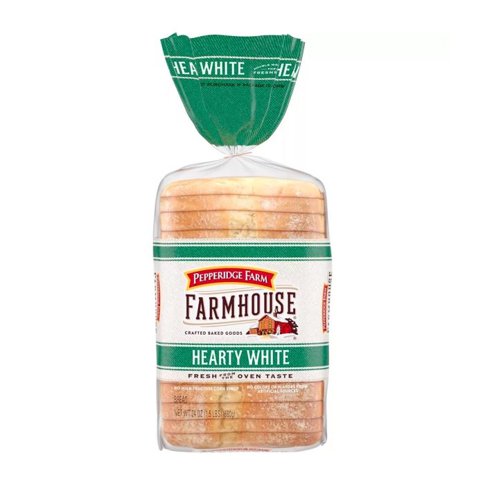 Farm Farmhouse Hearty White Bread - 24oz